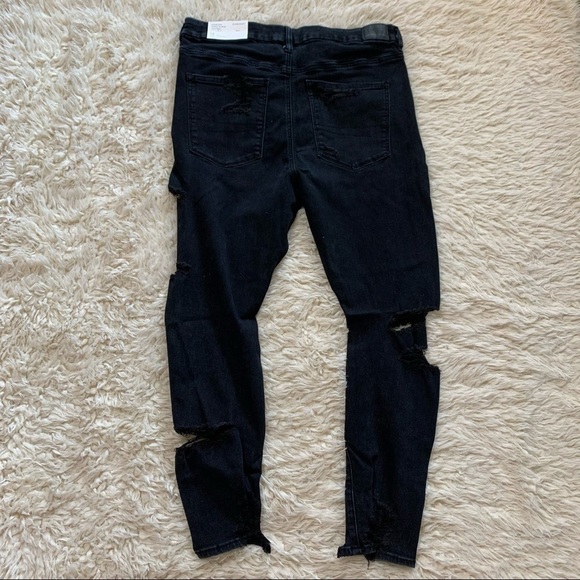 American Eagle NWT High Rise Destroyed Jeggings - Picture 7 of 16
